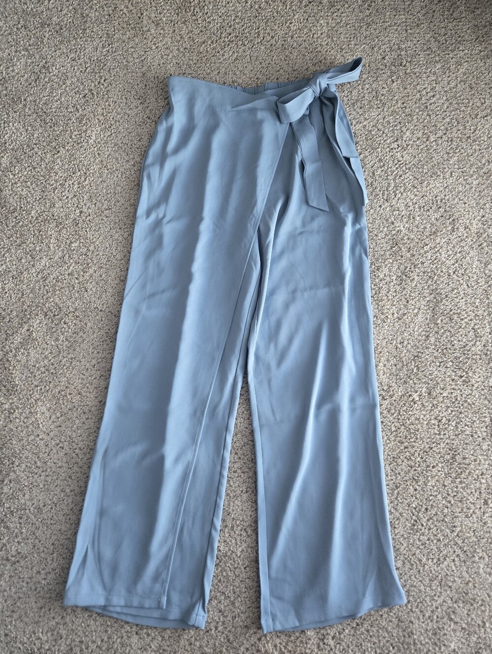 Halara Light Blue Wrap Wide-Leg Pants